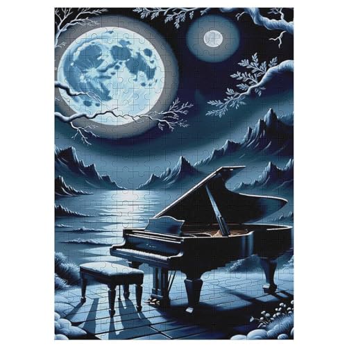 Klavier Holzpuzzle 300 Teile,Puzzles Für Erwachsene, Impossible Puzzle, Kinder Legespiel 42×30cm Klavier Holzpuzzle 300 Teile,Puzzles Für Erwachsene, Impossible Puzzle, Kinder Legespiel 42×30cm von WYYLLLL