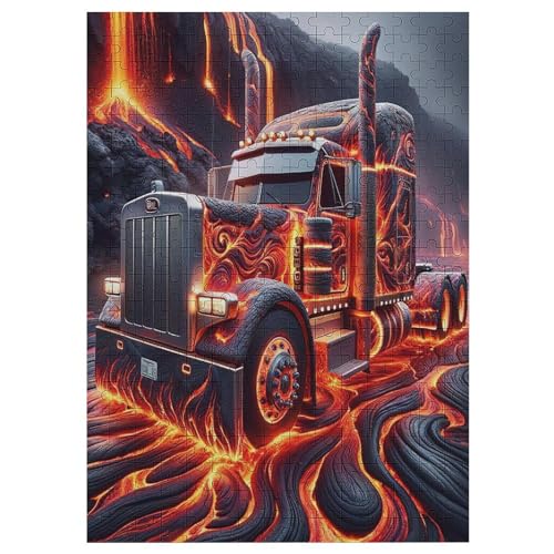 LKW 300 Teile Holzpuzzle,einzigartiges Puzzle, Geschenk Für Erwachsene,Familienspiel,Herausforderungsaktivität,42×30cm LKW 300 Teile Holzpuzzle,einzigartiges Puzzle, Geschenk Für Erwachsene,Familienspiel,Herausforderungsaktivität,42×30cm von WYYLLLL