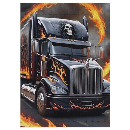 LKW Holzpuzzle 300 Teile Klassische Puzzles Erwachsene Kinder Puzzle DIY Kit Holzspielzeug Einzigartiges Geschenk 42×30cm LKW Holzpuzzle 300 Teile Klassische Puzzles Erwachsene Kinder Puzzle DIY Kit Holzspielzeug Einzigartiges Geschenk 42×30cm von WYYLLLL