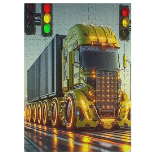 LKW Puzzle, Puzzles Für Erwachsene Kinder, 300 Teile Holzpuzzle, Für Jugendliche & Erwachsene Herausforderungsspielzeug 42×30cm LKW Puzzle, Puzzles Für Erwachsene Kinder, 300 Teile Holzpuzzle, Für Jugendliche & Erwachsene Herausforderungsspielzeug 42×30cm von WYYLLLL