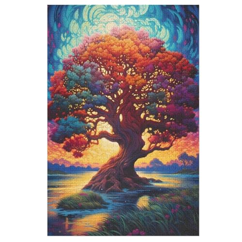 Lebensbaum Yggdrasil 1000 Teile Premium-Puzzles Für Erwachsene Kinder- Holzpuzzles Spaß Und Lernspiele - Perfekte Puzzle-Geschenke 78×53cm Lebensbaum Yggdrasil 1000 Teile Premium-Puzzles Für Erwachsene Kinder- Holzpuzzles Spaß Und Lernspiele - Perfekte Puzzle-Geschenke 78×53cm von WYYLLLL
