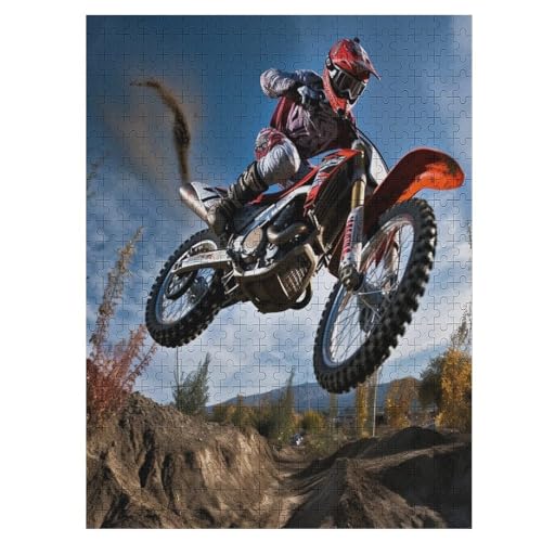 Motocross Holzpuzzle 500 Teile Klassische Puzzles Erwachsene Kinder Puzzle DIY Kit Holzspielzeug Einzigartiges Geschenk 55×41cm Motocross Holzpuzzle 500 Teile Klassische Puzzles Erwachsene Kinder Puzzle DIY Kit Holzspielzeug Einzigartiges Geschenk 55×41cm von WYYLLLL