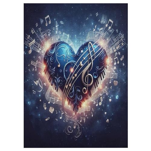 Musiknote 300 Teile Premium-Puzzles Für Erwachsene Kinder- Holzpuzzles Spaß Und Lernspiele - Perfekte Puzzle-Geschenke 42×30cm Musiknote 300 Teile Premium-Puzzles Für Erwachsene Kinder- Holzpuzzles Spaß Und Lernspiele - Perfekte Puzzle-Geschenke 42×30cm von WYYLLLL