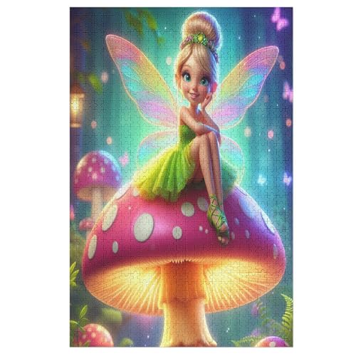 Niedliche Elfe 1000 Teile Premium-Puzzles Für Erwachsene Kinder- Holzpuzzles Spaß Und Lernspiele - Perfekte Puzzle-Geschenke 78×53cm Niedliche Elfe 1000 Teile Premium-Puzzles Für Erwachsene Kinder- Holzpuzzles Spaß Und Lernspiele - Perfekte Puzzle-Geschenke 78×53cm von WYYLLLL