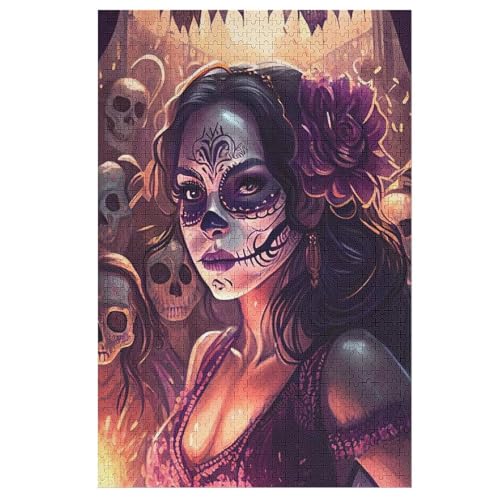 Puzzle 1000 Teile Fest des Lebens Holzpuzzle Für Erwachsene Lernspiel Herausforderungsspielzeug The Puzzles Für Erwachsene Kinder 78×53cm von WYYLLLL