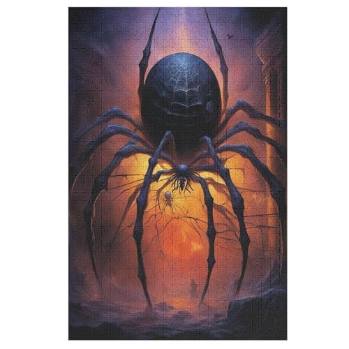 Puzzle 1000 Teile Spinne Holzpuzzle Für Erwachsene Lernspiel Herausforderungsspielzeug The Puzzles Für Erwachsene Kinder 78×53cm von WYYLLLL