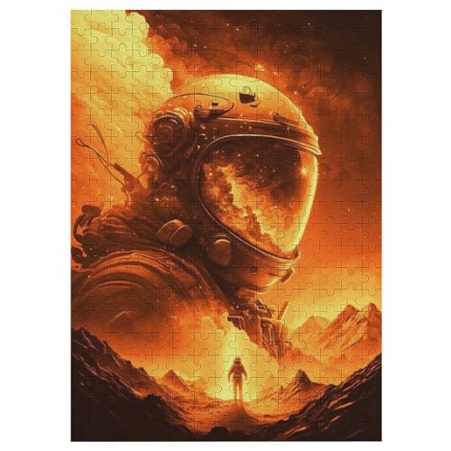 Puzzle 300 Teile Golden Astronaut Holzpuzzle Für Erwachsene Lernspiel Herausforderungsspielzeug The Puzzles Für Erwachsene Kinder 42×30cm Puzzle 300 Teile Golden Astronaut Holzpuzzle Für Erwachsene Lernspiel Herausforderungsspielzeug The Puzzles Für Erwachsene Kinder 42×30cm von WYYLLLL