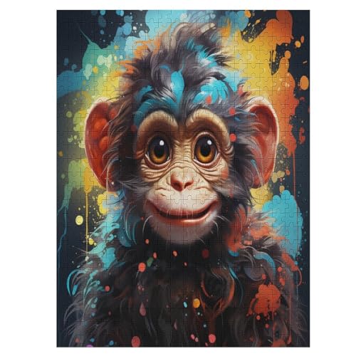 Puzzle 500 Teile AFFE Holzpuzzle Für Erwachsene Lernspiel Herausforderungsspielzeug The Puzzles Für Erwachsene Kinder 55×41cm Puzzle 500 Teile AFFE Holzpuzzle Für Erwachsene Lernspiel Herausforderungsspielzeug The Puzzles Für Erwachsene Kinder 55×41cm von WYYLLLL