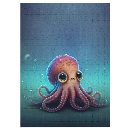 Puzzles Für Erwachsene Und Kinder, Oktopus -Puzzle, 300 Teile, Kreative Holzpuzzles,Für Erwaschsene, Geschenke 42×30cm Puzzles Für Erwachsene Und Kinder, Oktopus -Puzzle, 300 Teile, Kreative Holzpuzzles,Für Erwaschsene, Geschenke 42×30cm von WYYLLLL