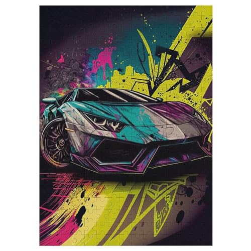 Sport Auto Holzpuzzle 300 Teile Klassische Puzzles Erwachsene Kinder Puzzle DIY Kit Holzspielzeug Einzigartiges Geschenk 42×30cm Sport Auto Holzpuzzle 300 Teile Klassische Puzzles Erwachsene Kinder Puzzle DIY Kit Holzspielzeug Einzigartiges Geschenk 42×30cm von WYYLLLL