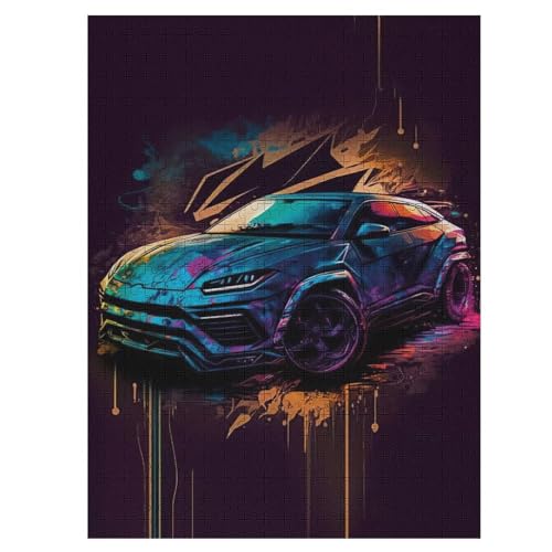 Sportwagen Holzpuzzle 500 Teile Klassische Puzzles Erwachsene Kinder Puzzle DIY Kit Holzspielzeug Einzigartiges Geschenk 55×41cm Sportwagen Holzpuzzle 500 Teile Klassische Puzzles Erwachsene Kinder Puzzle DIY Kit Holzspielzeug Einzigartiges Geschenk 55×41cm von WYYLLLL