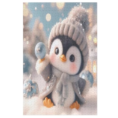 Süßer Pinguin Puzzle Für Erwachsene,1000-teiliges Puzzles, Für Erwachsene Und Kinder,Holzpuzzle,Lernspielzeug, 78×53cm Süßer Pinguin Puzzle Für Erwachsene,1000-teiliges Puzzles, Für Erwachsene Und Kinder,Holzpuzzle,Lernspielzeug, 78×53cm von WYYLLLL