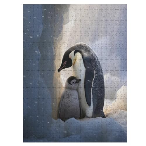 Tierischer Pinguin Holzpuzzle 500 Teile Klassische Puzzles Erwachsene Kinder Puzzle DIY Kit Holzspielzeug Einzigartiges Geschenk 55×41cm Tierischer Pinguin Holzpuzzle 500 Teile Klassische Puzzles Erwachsene Kinder Puzzle DIY Kit Holzspielzeug Einzigartiges Geschenk 55×41cm von WYYLLLL