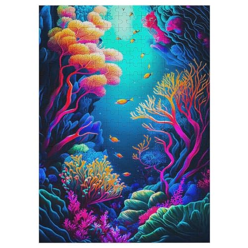 Unterwasserwelt Holzpuzzle 300 Teile Klassische Puzzles Erwachsene Kinder Puzzle DIY Kit Holzspielzeug Einzigartiges Geschenk 42×30cm Unterwasserwelt Holzpuzzle 300 Teile Klassische Puzzles Erwachsene Kinder Puzzle DIY Kit Holzspielzeug Einzigartiges Geschenk 42×30cm von WYYLLLL
