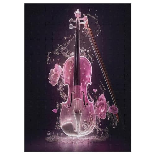 Violine Holzpuzzle 300 Teile Klassische Puzzles Erwachsene Kinder Puzzle DIY Kit Holzspielzeug Einzigartiges Geschenk 42×30cm Violine Holzpuzzle 300 Teile Klassische Puzzles Erwachsene Kinder Puzzle DIY Kit Holzspielzeug Einzigartiges Geschenk 42×30cm von WYYLLLL
