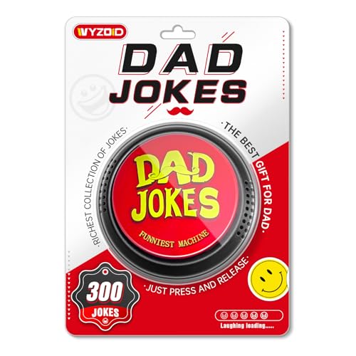 Dad Jokes Generator-Taste, enthält 300 lustige Väter Witze, beste lustige Geschenke für Papa/Vater/Ehemann/Männer, geeignet als Geburtstagsgeschenke/Vatertag/Weihnachten/weißer Elefantentag/Jubiläen, Dad Jokes Generator-Taste, enthält 300 lustige Väter Witze, beste lustige Geschenke für Papa/Vater/Ehemann/Männer, geeignet als Geburtstagsgeschenke/Vatertag/Weihnachten/weißer Elefantentag/Jubiläen, von WYZOID