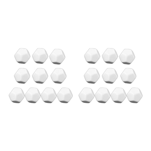 10pcs/Pack Neue Acryl Weiße Würfel Requisiten Spielzubehör Mathematische Werkzeuge Pentagonal Eck Acrylwürfel 10pcs/Pack Neue Acryl Weiße Würfel Requisiten Spielzubehör Mathematische Werkzeuge Pentagonal Eck Acrylwürfel von WZBHCZLJ