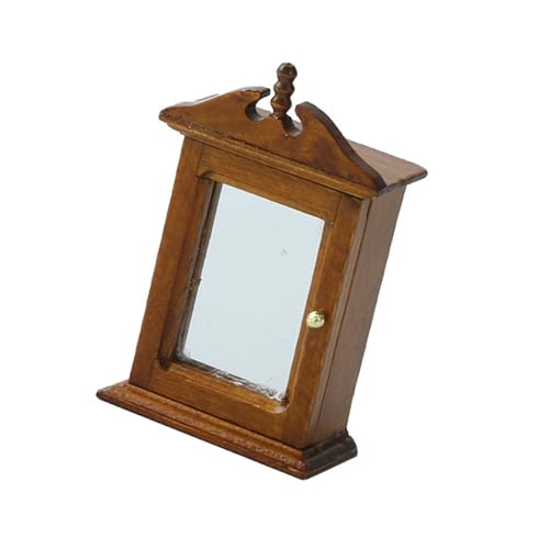 Miniatur Badezimmerschrank Mit Miroor 1/12 Möbel Für Dollhouses Innenbadszene Display Dekoration von WZBHCZLJ