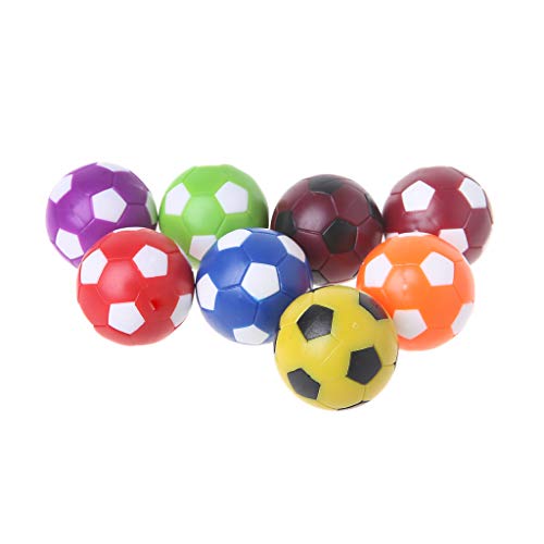 WZBHCZLJ 2pcs/Pack Foosball Tischbällchen Tischfußballkugeln Für Foosball Tischplattenspiel Foosball Zubehör Ersatz Multicolor von WZBHCZLJ