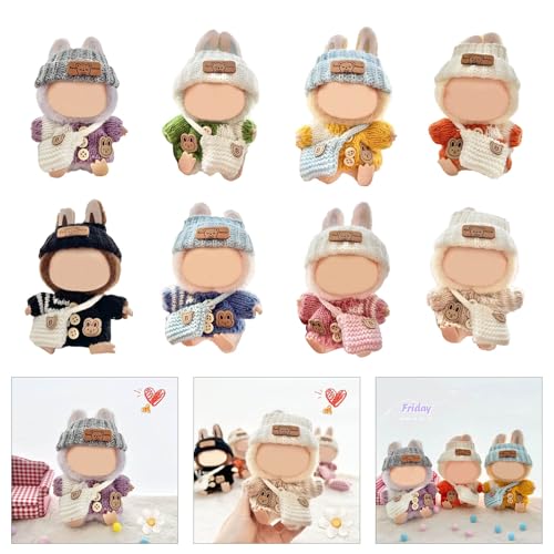 WZBHCZLJ 3pieces Puppenkleidung Set Für 17 cm Anhängerpuppen Mit Gestrickter Pulloverhut Und Tasche Für Kinder Puppenverkleidungszubehör WZBHCZLJ 3pieces Puppenkleidung Set Für 17 cm Anhängerpuppen Mit Gestrickter Pulloverhut Und Tasche Für Kinder Puppenverkleidungszubehör von WZBHCZLJ