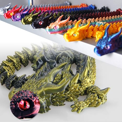WZBHCZLJ Artikulierte Dragon Zappern Spielzeugspaß Stressablastung Für Heimbüro Oder Reisen Farbenfrohes 3D Gedrucktes Design WZBHCZLJ Artikulierte Dragon Zappern Spielzeugspaß Stressablastung Für Heimbüro Oder Reisen Farbenfrohes 3D Gedrucktes Design von WZBHCZLJ