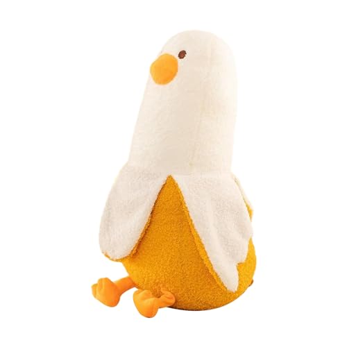 WZBHCZLJ Ausgestopfte Bananenspielzeug Cartoon Enten Bananenfigur Weich von WZBHCZLJ