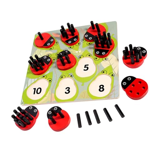 WZBHCZLJ Kinder Nummer Matching Set Für Kinder Vorschulalter Interaktive Lernspielzeughandspiele Bildungsmotor Fähigkeitenentwicklung von WZBHCZLJ