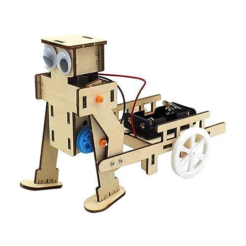 WZBHCZLJ Model Kits Roboter +Handcart Aktivitätszentren Mechanische Spielzeughirn Teaser Hölzerne Bildungsroboter Machen Kits WZBHCZLJ Model Kits Roboter +Handcart Aktivitätszentren Mechanische Spielzeughirn Teaser Hölzerne Bildungsroboter Machen Kits von WZBHCZLJ