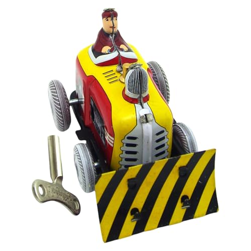 WZBHCZLJ Retro Small Pushdozer Eisenplatte Spielzeug Eisenwindup Modell Figur Desk Display Statue Für Kinder Und Erwachsenensammler von WZBHCZLJ