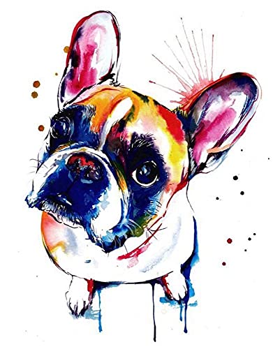Erwachsenen-Puzzle, 1000-teiliges Holzpuzzle für Erwachsene, Kinder, französische Bulldogge, Tier, Puzzle für aktives Denken, Party, Unterhaltung, Dekompressionsspielzeug, Geschenk von WZVZGZ