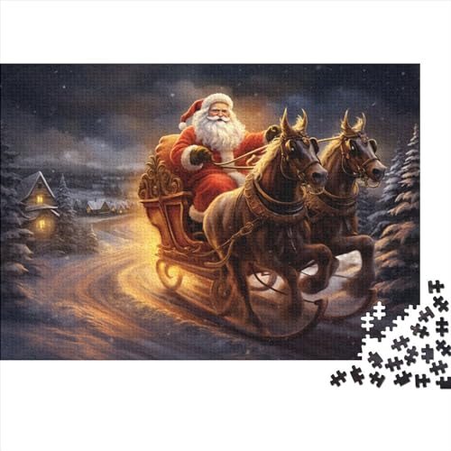 Dorf 1000 Teile Winterthemen Holzpuzzle - Gehirnspiel, Bildungswolle Freude & Entspannende Hausdekoration (Gruppenaktivität, Ab 12 Jahren) von WZXYMXDP
