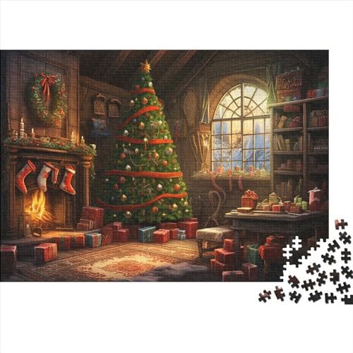 Dorf Puzzle - 1000 Teile Winterthemen Entspannendes Denkspiel & Hausdekoration Herausforderung (Familienspaß, Ab 12 Jahren) von WZXYMXDP