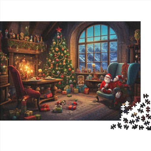 Dorf Puzzle - 1000 Teile Winterthemen Entspannendes Denkspiel & Hausdekoration Herausforderung (Familienspaß, Ab 12 Jahren) von WZXYMXDP