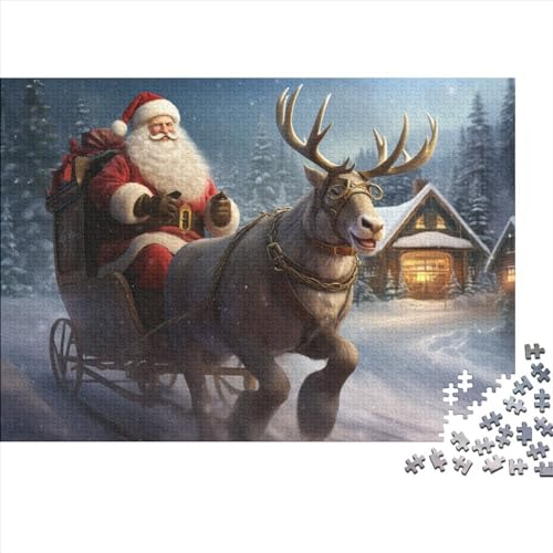Dorf Puzzle - 1000 Teile Winterthemen Entspannendes Gehirnspiel & Premium Hausdekoration (Für Alle Ab 12 Jahren) von WZXYMXDP