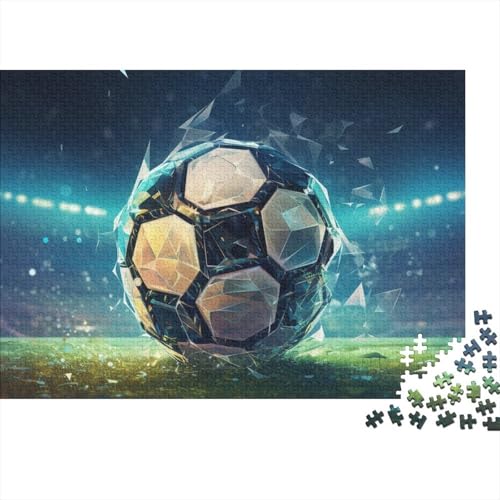 Fußball 1000 Teile Weltmeisterschaft Holzpuzzle - Gehirnspiel, Hausdekoration, Entspannung & Bildungswolle Freude (Familienpuzzle) von WZXYMXDP