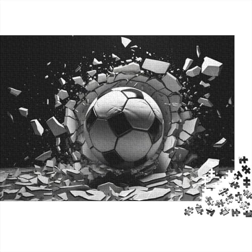 Fußball 1000 Teile Weltmeisterschaft Holzpuzzle - Spannendes Gehirnspiel & Entspannende Hausdekoration (Ab 12 Jahren) von WZXYMXDP