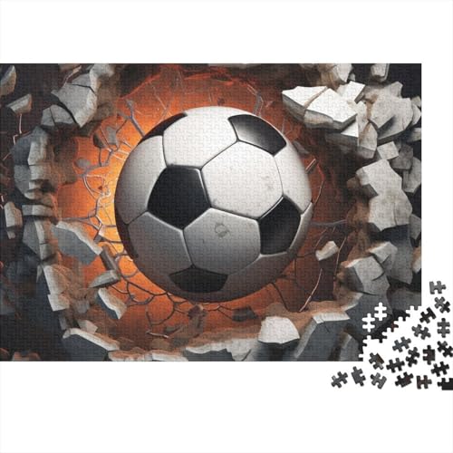 Fußball 300 Teile Weltmeisterschaft Puzzle - Entspannende Gruppenaktivität, Hausdekoration Kunst & Gehirnspiel (Familienpuzzle) von WZXYMXDP