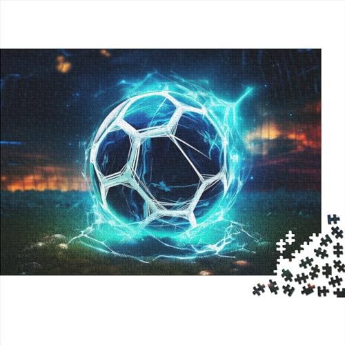 Fußball 500 Teile Weltmeisterschaft Holzpuzzle Für Jugendliche & Erwachsene - Entspannendes Denkspiel, Hausdekoration & Herausfordernder Spaß (500pcs (52x38cm)) von WZXYMXDP