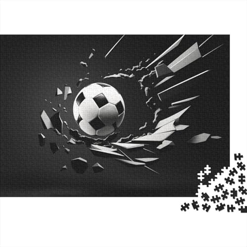 Fußball Puzzle - 1000 Teile Weltmeisterschaft Hausdekoration Kunst, Bildungswertes Denkspiel & Herausforderung (1000pcs (75x50cm)) von WZXYMXDP