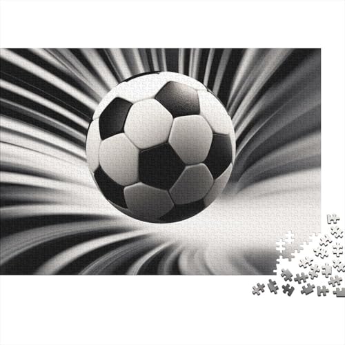 Fußball Puzzle - 300 Teile Sport Bildungswertes Denkspiel, Hausdekoration & Entspannende Qualität (Für Alle Ab 12 Jahren) von WZXYMXDP