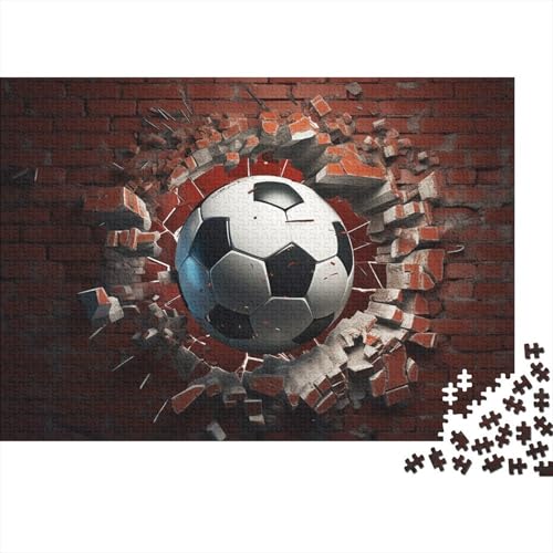 Fußball Puzzle - 500 Teile Weltmeisterschaft Entspannende Gehirnherausforderung & Premium Hausdekoration (Belohnendes Hobby, Ab 12 Jahren) von WZXYMXDP