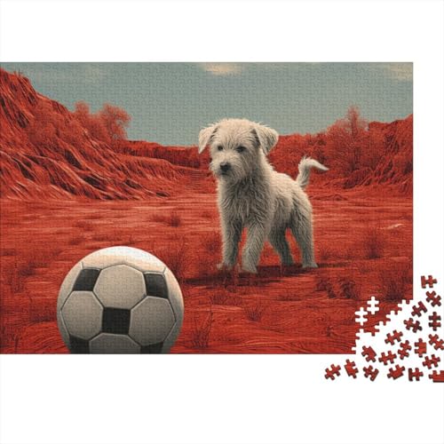 Fußball Puzzle - 500 Teile Weltmeisterschaft Gehirnspiel, Entspannende Herausforderung & Premium Hausdekoration (Für Alle Ab 12 Jahren) von WZXYMXDP