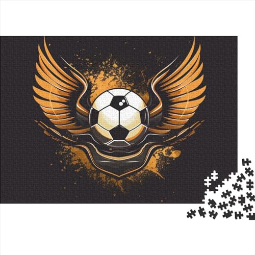 Fußball Puzzle - 500 Teile Weltmeisterschaft Gehirnspiel, Entspannende Herausforderung & Premium Hausdekoration (Für Alle Ab 12 Jahren) von WZXYMXDP