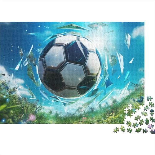 Fußball Puzzle Für Erwachsene - 500 Teile Weltmeisterschaft Dekoration, Stressabbau, Bildungspiel, Intellektuelles Spiel, Entspannung Und Intelligenz (500pcs (52x38cm)) von WZXYMXDP