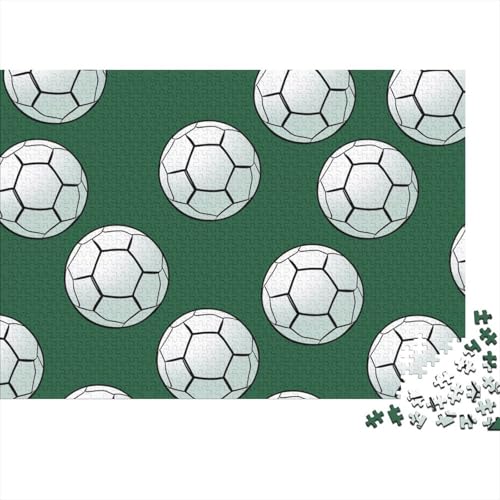 Fußball Puzzle Für Jedermann - 500 Teile Sport Hausdekoration, Entspannendes Denkspiel & Hohe Qualität (500pcs (52x38cm)) von WZXYMXDP