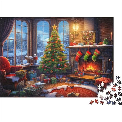 Haus Holzpuzzle Für Erwachsene - 1000 Teile Weihnachtsthema Hausdekoration, Intellektuelles Spiel, Stressabbau, Bildungswert, Herausforderung Haus Holzpuzzle Für Erwachsene - 1000 Teile Weihnachtsthema Hausdekoration, Intellektuelles Spiel, Stressabbau, Bildungswert, Herausforderung von WZXYMXDP