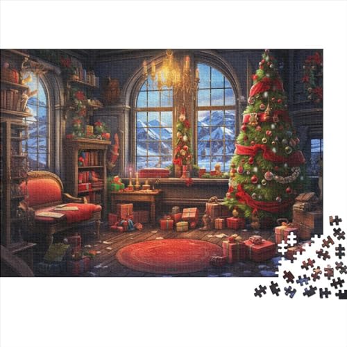 Haus Puzzle - 1000 Teile Weihnachtsthema Challenge: Spaß, Entspannendes Denkspiel & Hausdekoration (Jugendliche Und Erwachsene) von WZXYMXDP