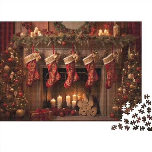 Schnee und Mond 1000 Teile Winterthemen Holzpuzzle Für Jugendliche & Erwachsene - Entspannendes Denkspiel, Hausdekoration & Herausfordernder Spaß (1000pcs (75x50cm)) von WZXYMXDP