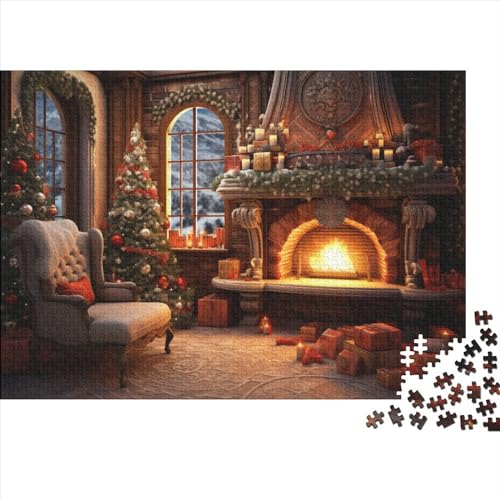 Schnee und Mond 1000 Teile Winterthemen Puzzle - Bildungswertes Gehirnspiel & Entspannende Hausdekoration Freude (Herausforderung Für Alle, Ab 12 Jahren) von WZXYMXDP