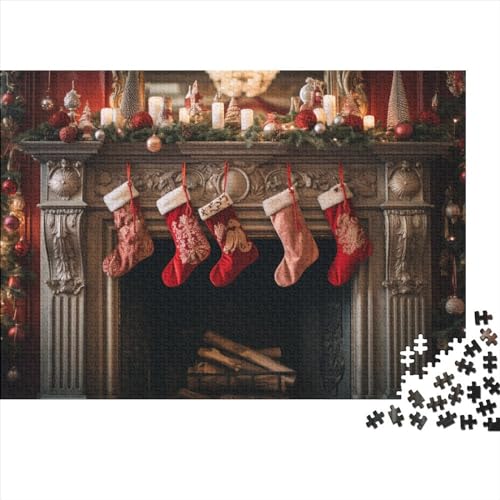 Schnee und Mond 1000 Teile Winterthemen Puzzle Für Erwachsene - Entspannende Herausforderung, Bildungswertes Denkspiel, Hausdekoration (1000pcs (75x50cm)) von WZXYMXDP